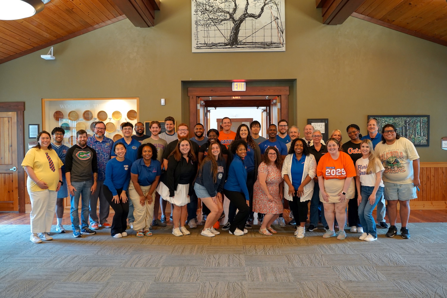 Student Engagement group photo from Staff Retreat